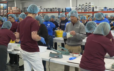 Youngstown Volunteers to Pack 125,000 Meals for Hunger Relief