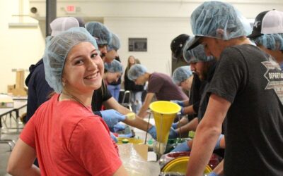Students Pack 25,000 Meals for Charity