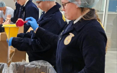 FFA members package 50,184 meals during Living to Serve Day